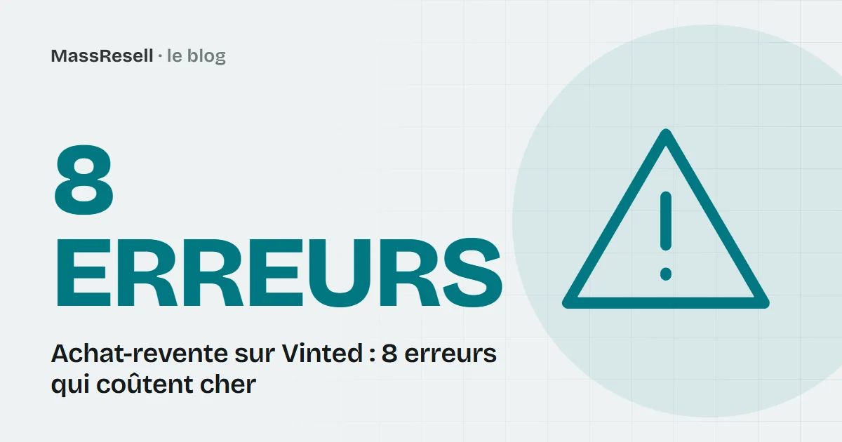 Achat-revente sur Vinted : 8 erreurs qui coûtent cher